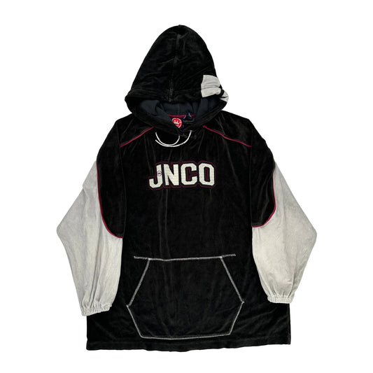 Oversized Jnco Spellout Hoodie - 2XL Black Cotton