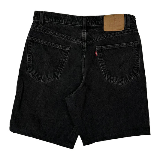 Vintage Levis Denim Shorts - 30W 9L Black Denim