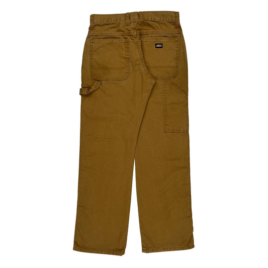 Dickies Carpenter Trousers - 29W UK 10 Brown Cotton