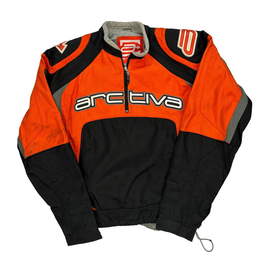 Vintage Arctiva Motorcycle Ski Jacket - 2XL Orange Polyester
