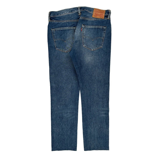 501 Levis Jeans - 34W 28L Blue Cotton