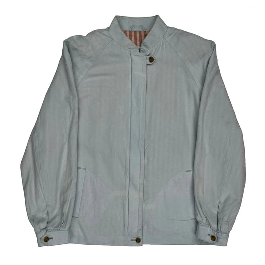 Vintage Burberry Jacket - Large Blue Cotton