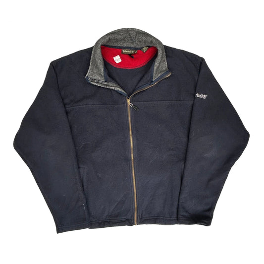 Timberland Fleece Jacket - XL Navy Polyester