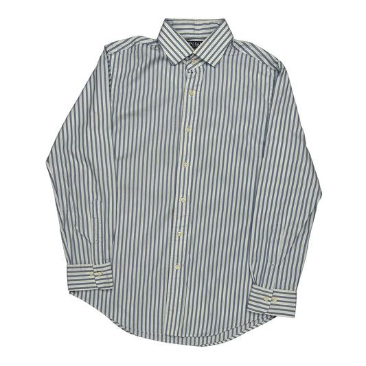 Polo By Ralph Lauren Striped Shirt - Medium Blue Cotton