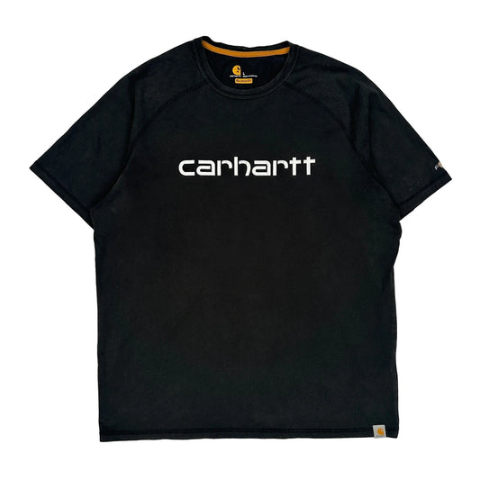 Carhartt Spellout T-Shirt - Large Black Cotton