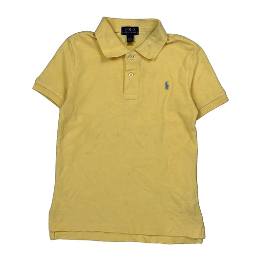 Age 6 Polo By Ralph Lauren Polo Shirt - Small Yellow Cotton