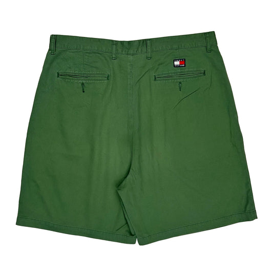 Tommy Hilfiger Chino Shorts - 38W 8L Green Cotton
