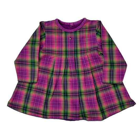 Age 18-24 Months Tommy Hilfiger Checked Dress - 2XS Multicoloured Cotton