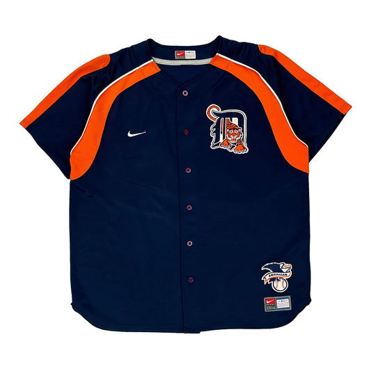 Detroit Tigers Nike Mlb Jersey - 2XL Navy Polyester