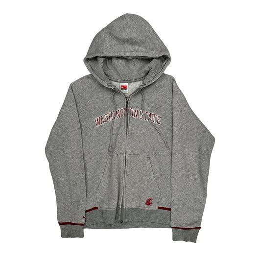Washington State Nike College Hoodie - Large Grey Cotton Blend