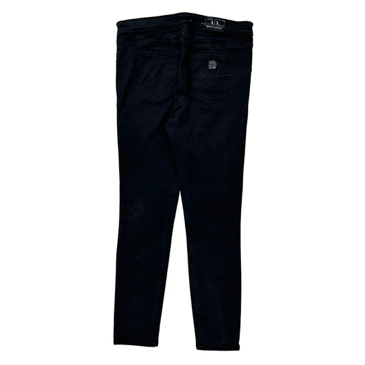 Armani Exchange Skinny Jeans - 32W 31L Black Cotton Blend