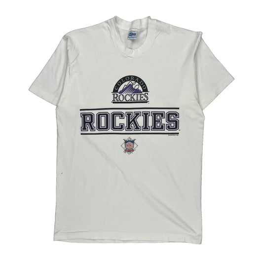 Colorado Rockies Salem Mlb T-Shirt - Large White Cotton