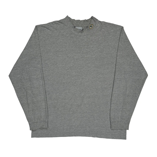 Green Bay Packers Reebok Nfl Long Sleeve T-Shirt - XL Grey Cotton