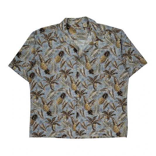 Hollis River Hawaiian Shirt - 2XL Multicoloured Cotton