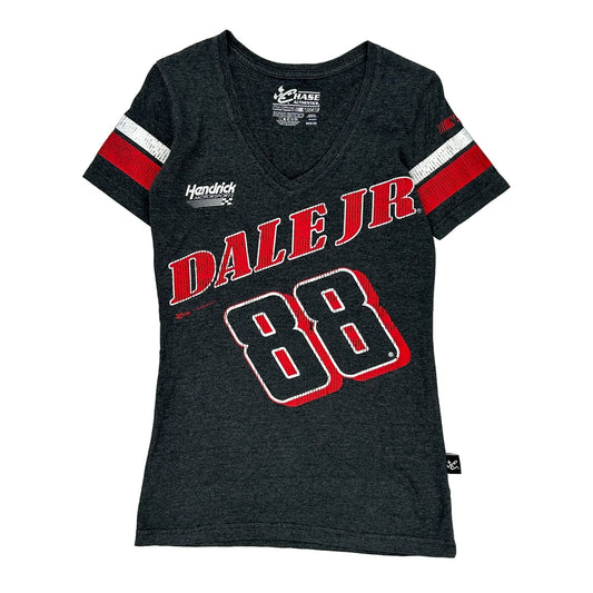 Dale Jr Chase Authentics Nascar T-Shirt - XS Black Cotton Blend
