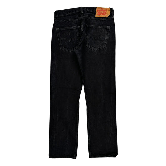 501 Levis Jeans - 32W 32L Black Cotton