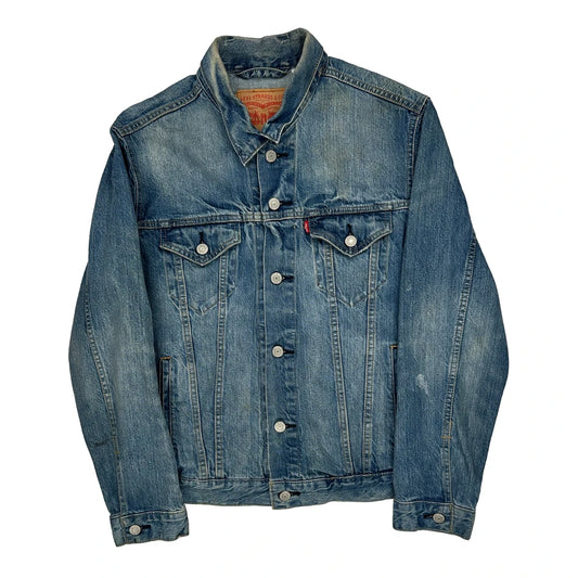 Levis Denim Jacket - Small Blue Denim