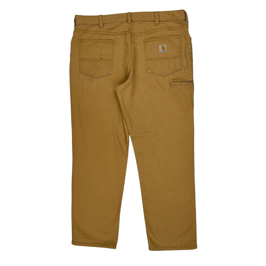 Relaxed Fit Carhartt Trousers - 39W 30L Brown Cotton Blend
