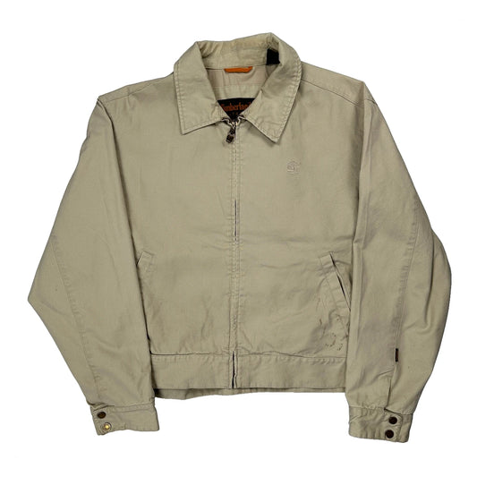 Timberland Harrington Jacket - Large Beige Cotton