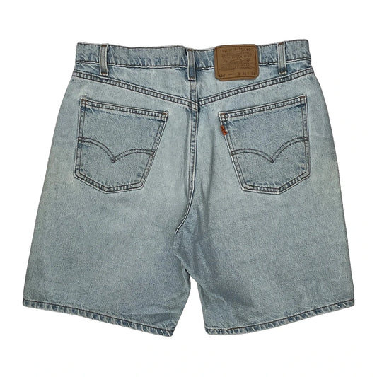 Levis Denim Shorts - 33W 8L Light Wash Denim