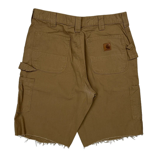 Carhartt Carpenter Shorts - 31W 10L Brown Cotton