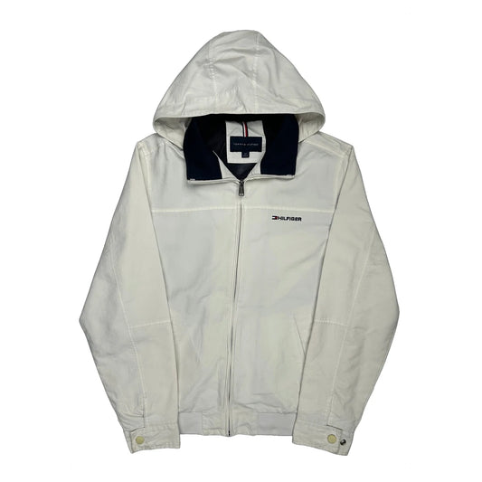 Tommy Hilfiger Windbreaker - Small White Cotton