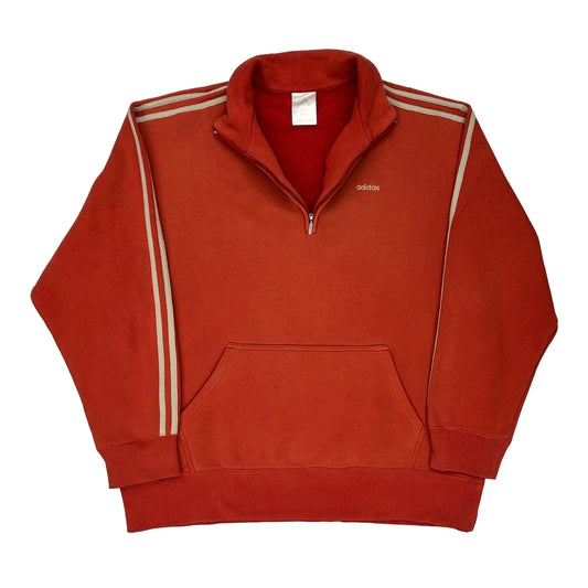 None Adidas Sweatshirt - XL Red Cotton