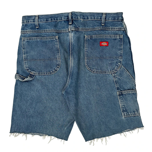 Dickies Denim Shorts - 40W 9L Blue Cotton