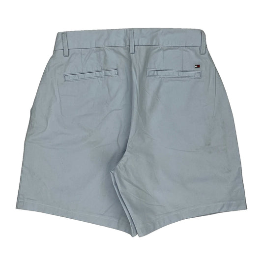 Tommy Hilfiger Shorts - 26W UK 6 Light Wash Cotton Blend