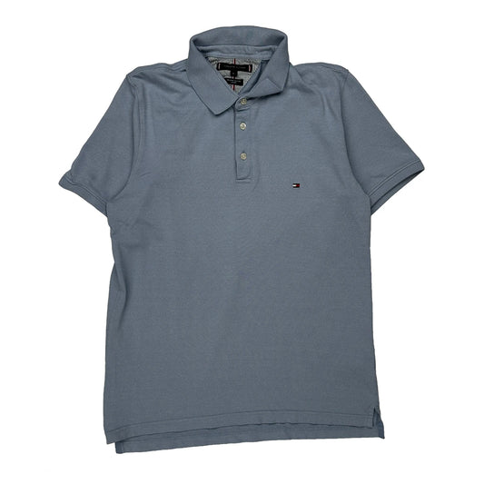 Vintage Tommy Hilfiger Slim Fit Polo Shirt - XL Blue Cotton