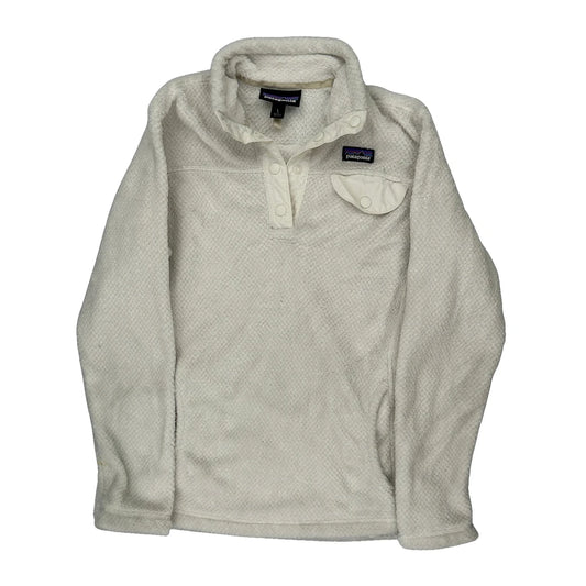 Patagonia Fleece - Large Cream Polyester