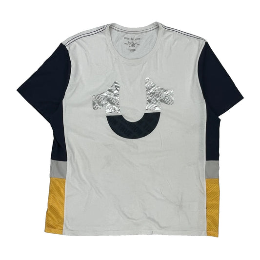 True Religion Graphic T-Shirt - 2XL Navy Cotton