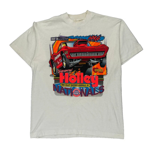 Holley Nationals Fruit Of The Loom Single Stitch T-Shirt - Large Multicoloured Cotton Blend