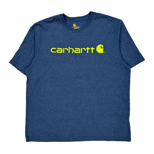 Carhartt T-Shirt - XL Blue Cotton