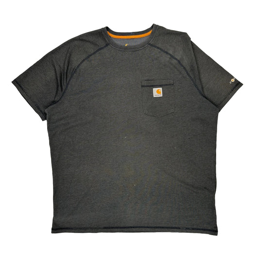 Carhartt T-Shirt - XL Grey Cotton Blend