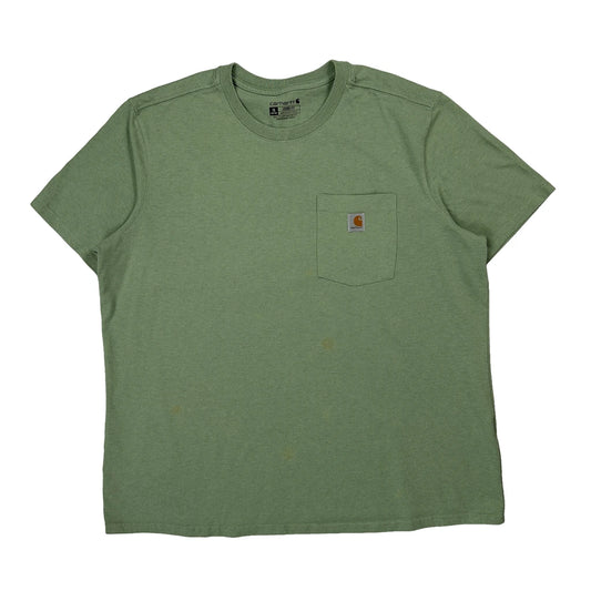 Carhartt T-Shirt - XL Green Cotton