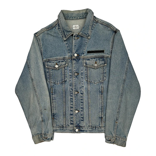 Calvin Klein Jeans Denim Jacket - Large Light Wash Denim