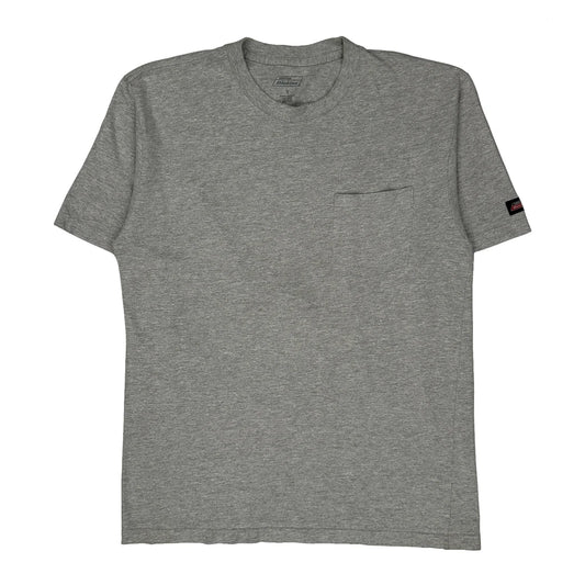 Dickies T-Shirt - Large Grey Cotton