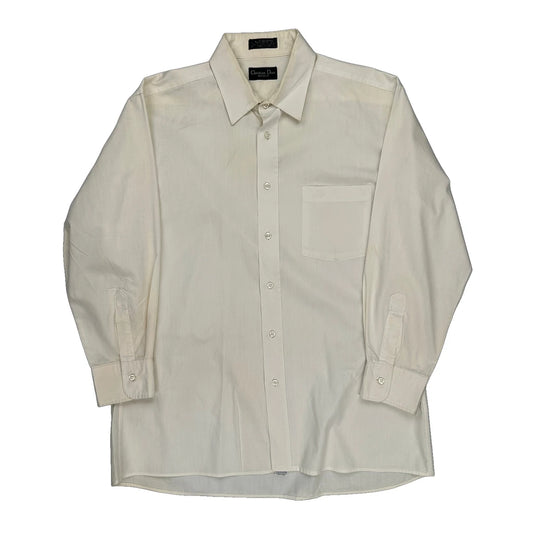 Christian Dior Shirt - XL Cream Cotton