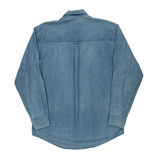 Chaps Ralph Lauren Denim Shirt - Large Blue Cotton