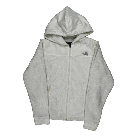 The North Face Fleece Jacket - Small White Polyester