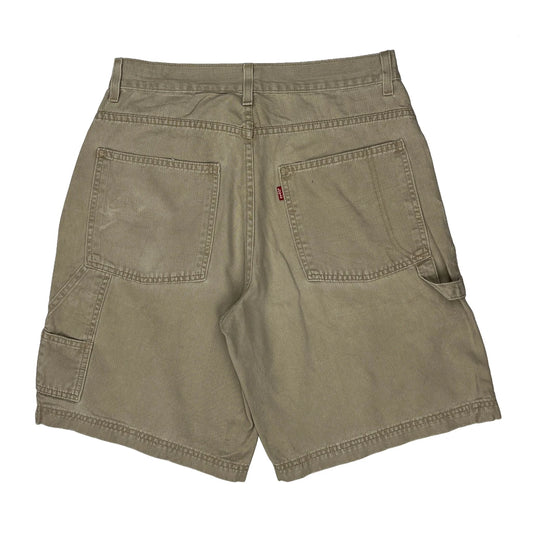 Levis Carpenter Shorts - 30W 10L Beige Cotton