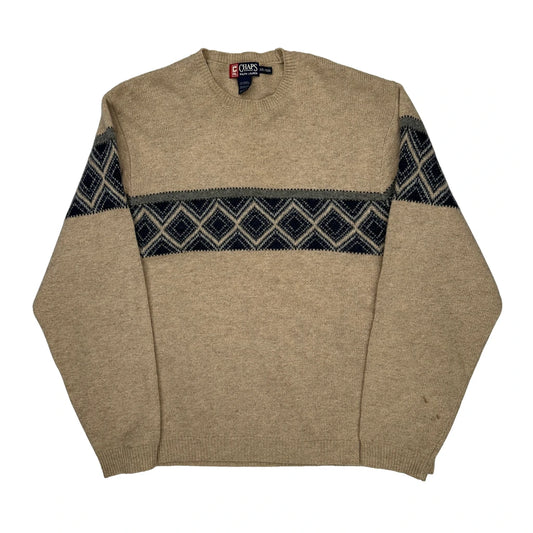 Chaps Ralph Lauren Jumper - 2XL Black Wool