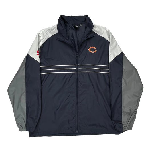 Chicago Bears Reebok Nfl Windbreaker - XL Navy Polyester