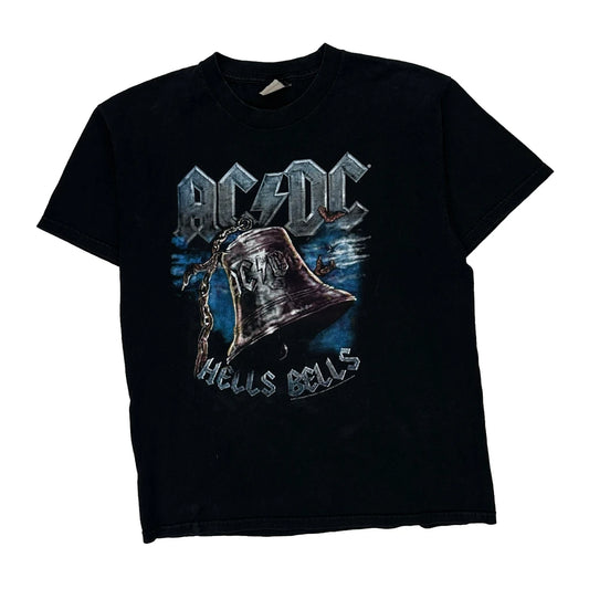 Ac/Dc Hells Bells Artimonde Band T-Shirt - Large Black Cotton
