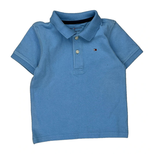 Age 3 Tommy Hilfiger Polo Shirt - XS Blue Cotton
