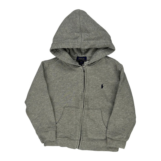 Age 4 Polo By Ralph Lauren Hoodie - XS Grey Cotton Blend