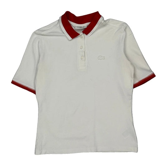 Lacoste Slim Fit Polo Shirt - Medium Red Cotton
