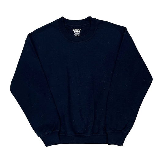 Gildan Sweatshirt - Medium Navy Cotton Blend