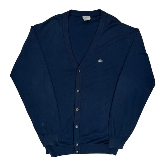 Lacoste Cardigan - XL Navy Cotton